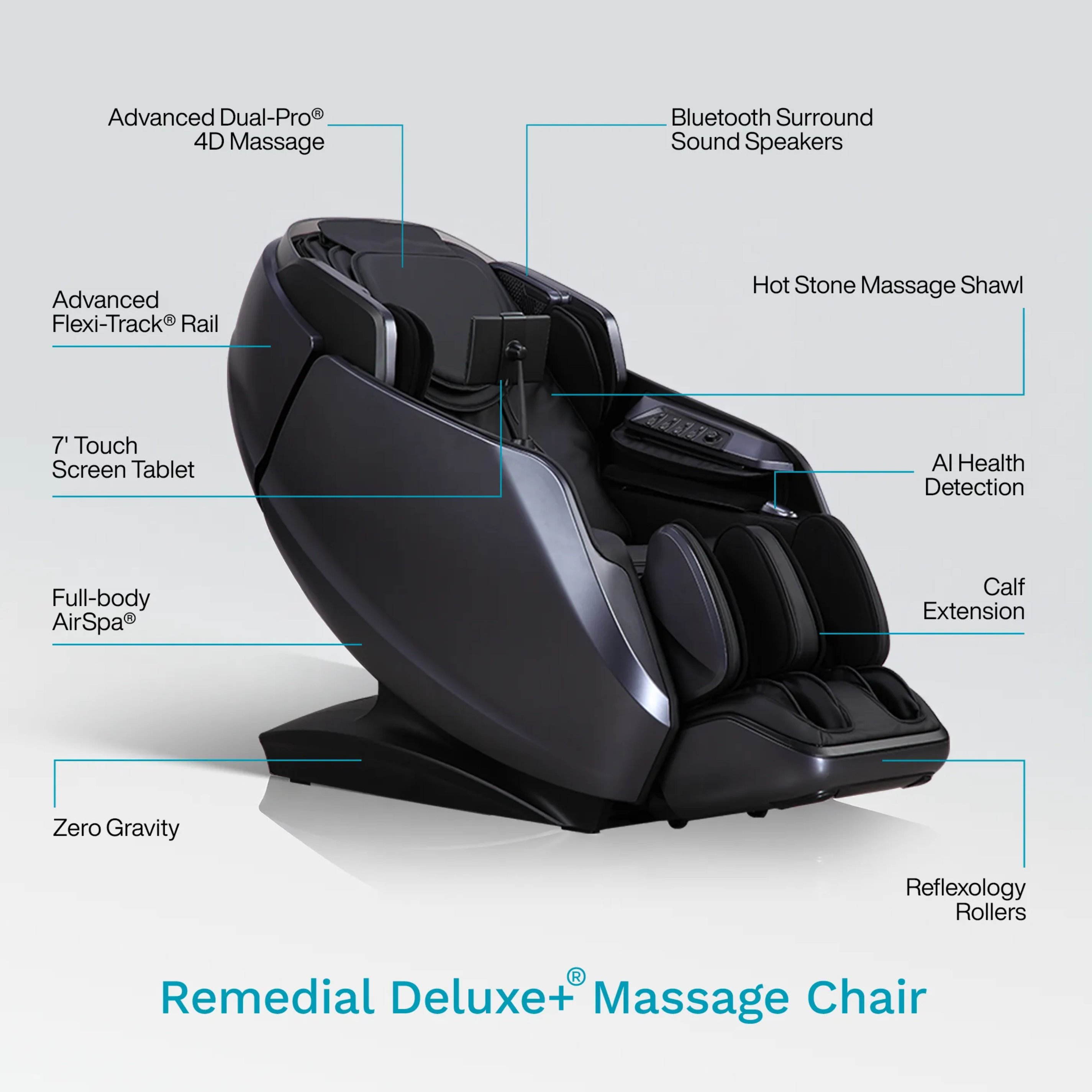Remedial Deluxe+ Massage Chair