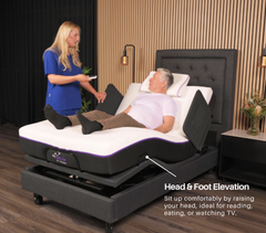 Floorline Hi-Lo Adjustable Base and Mattress
