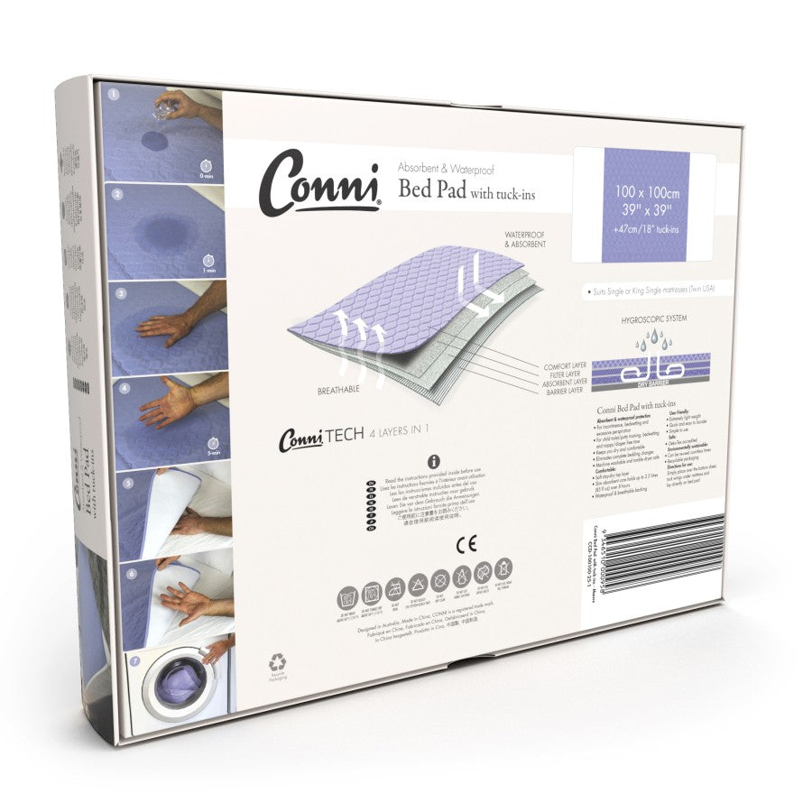 Conni Bed Pad with Tuck Ins
