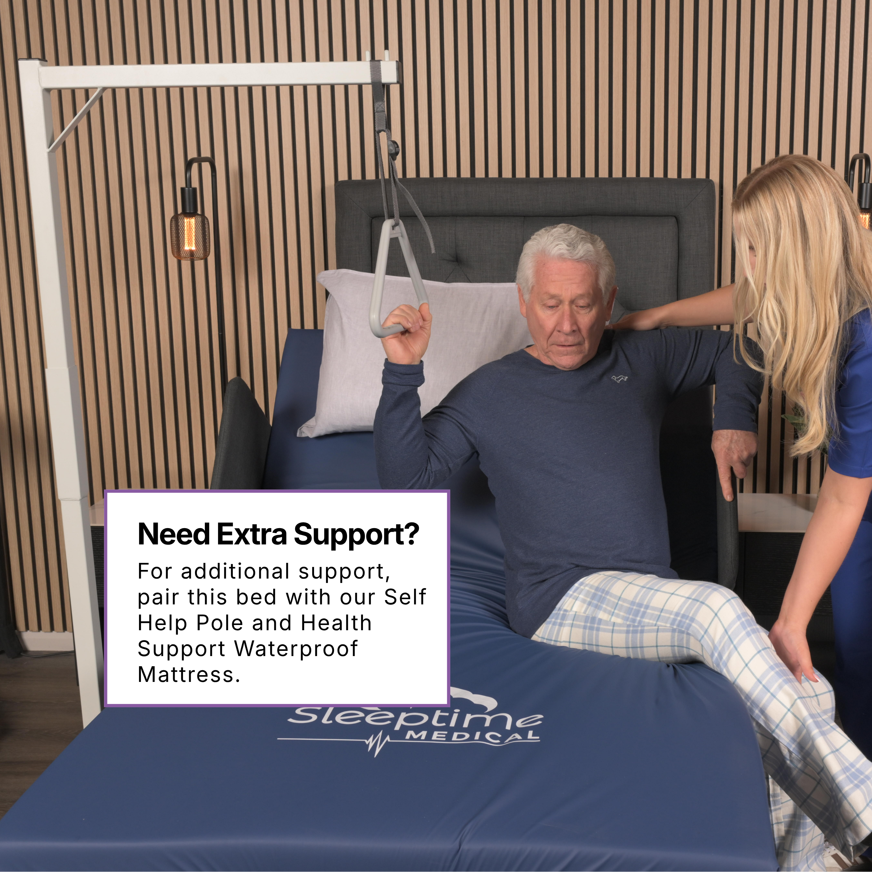 Floorline Hi-Lo Adjustable Base and Mattress