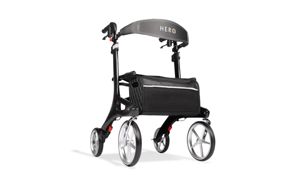 Hero Medical Outdoor Lite Seat Walker (Carbon Fibre)